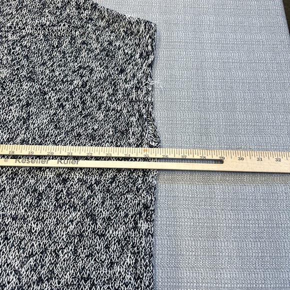 Eileen‎ Fisher Cardigan Vest Large Black White Knit Linen Blend Lagenlook * - Picture 6 of 10